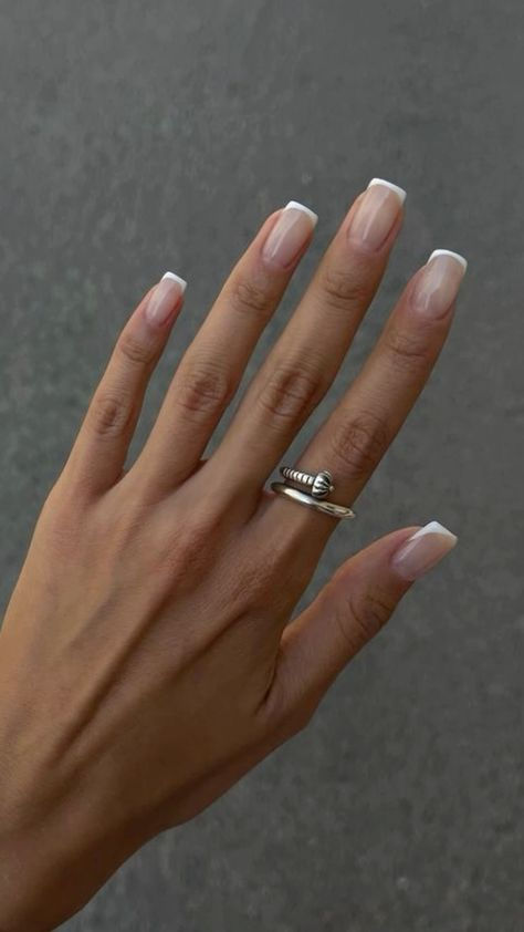 Prom Classy Nails, French Nails Square Long, Soft Square Nails, Classy Wedding Nails, Bridal Elegance, Soft Nails, Nails 2024, Classy Wedding, Neutral Nails