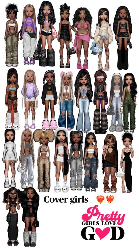 Brats Outfits Inspiration, Bratz Dolls Inspired Outfits, Y2k Bratz Inspired Outfits, Brat Inspired Outfits, Bratz Doll Outfits Inspiration, Bratz Outfit Ideas, Bratz Fits, 30 Photoshoot, Rolling Loud Outfits