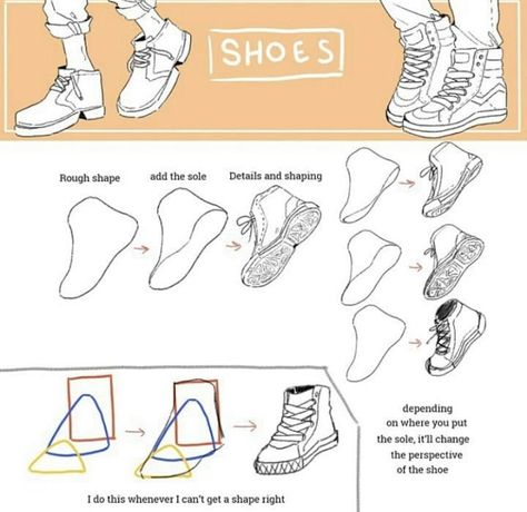 Drawing shors tutorial Drawing Shoes, Big Shoes, Drawing Body Poses, Good Anime To Watch, Self Taught, Shoes Drawing, Art Tools Drawing, Figure Drawing Reference, Drawing Clothes