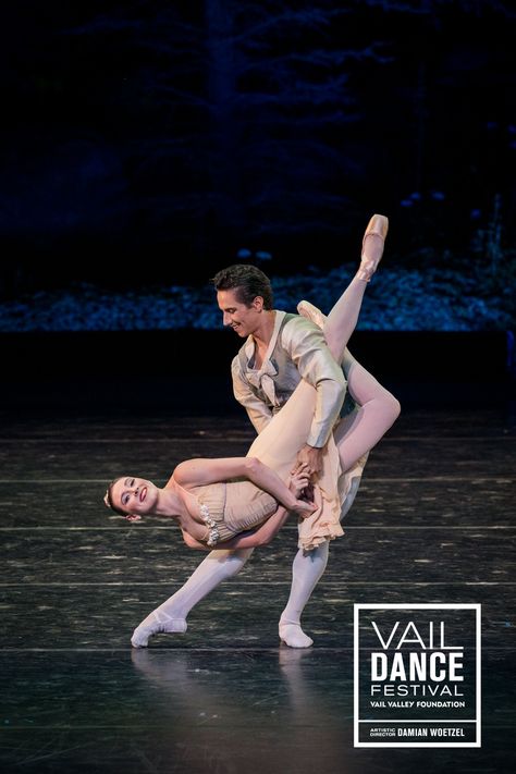 Tiler Peck and Roman Mejia perform Tschaikovsky Pas de Deux by George Balanchine on the Opening Night program of the 2023 Vail Dance Festival Photo by Christopher Duggan Tiler Peck, George Balanchine, Festival Photo, Ballerina Dance, Dance Festival, Ballerina Girl, Opening Night, 2024 Vision, Vision Board