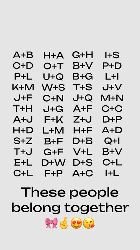 These initials belong together #crushes #crush #belongtogether #love #initialsthatbelongtogether #initials I Want Love, Crush Advice, I Love You Baby, Your Crush, Crush Quotes, Hopeless Romantic, My Crush, Cute Couples Goals, Relationship Quotes