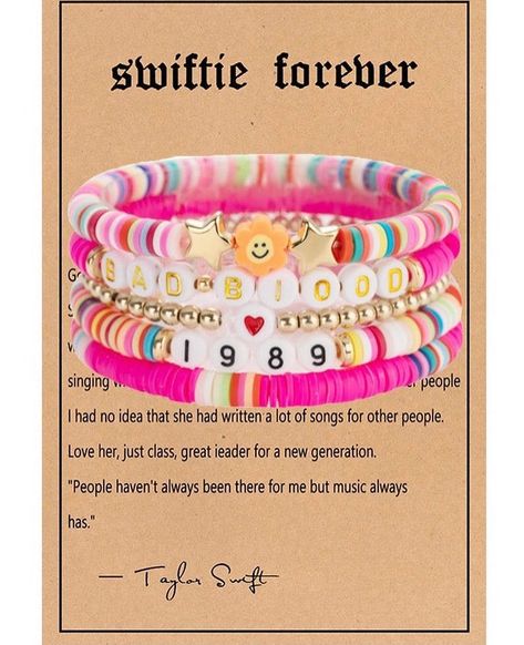 Calling All Swifties!! Get Ready For The NOLA Era Tour With These Adorable Friendship Bracelets!🌟Show Your Love For Taylor Swift & Bond With Your Fella Fans!!❤️ #swifties #eratour #friendshipbracelets #giftshop #shoplocal #taylorswift Era Tour, Get Ready, Friendship Bracelets, Taylor Swift, Love Her, Swift, Songs, Writing, Quick Saves