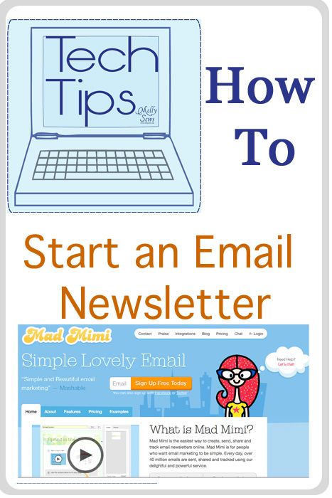 Tech Tips - How to Start an Email Newsletter - Melly Sews How To Start An Email Newsletter, Community Newsletter, Tech Facts, Newsletter Marketing, Email Tips, Tech Newsletter, Free Email Templates, Melly Sews, Scentsy Business