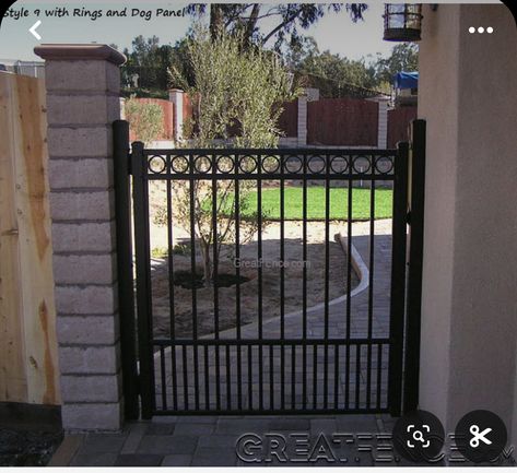 Fence With Gate, Entrance Steps, Aluminum Gates, Patio Gates, Porch Gate, Estate Gates, Outdoor Gate, Aluminium Gates, Gate Ideas