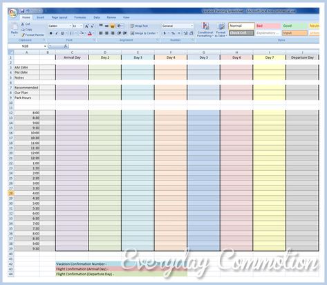 I get many hits to this blog from people searching for how to plan a Disney World vacation with kids, and I’ve had a few requests for a copy of the spreadsheet I use to plan our trip, from th… Planner Template Free Download, Disney World Itinerary, Vacation Planner Template, Planner Template Free, Travel Itinerary Planner, Travel Planner Template, Free Planner Templates, Disneyland Planning, Disney On A Budget