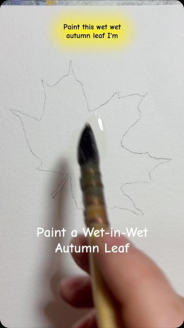 Watercolor Thanksgiving Cards Ideas, Watercolour Autumn Leaves, Easy Fall Watercolor Ideas, Fall Watercolor Paintings Easy, Autumn Art Painting, Autumn Leaf Painting, Fall Watercolor Paintings, Fall Watercolor Art, Painting Fall Leaves