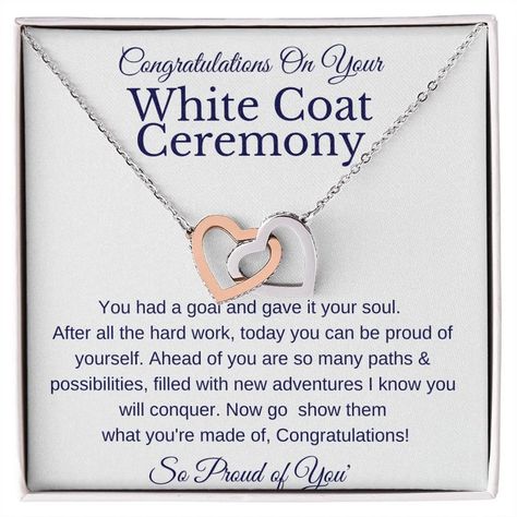 White Coat Ceremony Gift Handmade Cards, White Coat Ceremony Gift, Dental Hygiene Gifts, Physical Therapy Student, Doctor Graduation Gift, White Coat Ceremony, Doctor Graduation, Medical School Graduation, Gift For Doctor