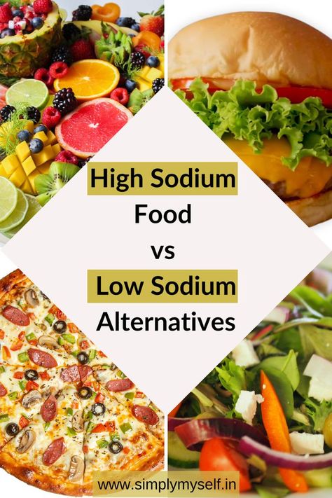 High Sodium Food and heir Low Sodium Alternatives Low Sodium Packed Lunches, Low Sodium Restaurant Options, Salt Alternatives Healthy, Low Sodium Gluten Free Meals, Low Sodium Side Dishes Healthy, Low Sodium Sandwiches Lunches, Simple Low Sodium Meals, Easy Low Sodium Recipes Simple, Low Sodium Snacks Easy