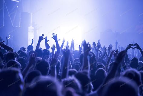 Crowd at a music concert, audience raising hands up What Is Aesthetic, Concert Audience, Concert Crowd, Board Aesthetic, Ancient Egyptian Gods, 2020 Vision, Artist Branding, Concert Aesthetic, Live Rock