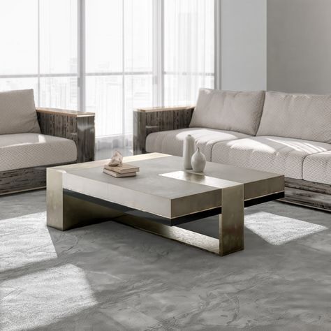 #Radice Coffee Table #Radice, is a symbol of power combined with beauty and balance. Consists of a goatskin tabletop and patine bronze on the base with black lacquer material. #coffeetable #palenafurniture #luxurylifestyle #goatskin #patinabronze #bespokefurniture Symbol Of Power, Unique Products Design, Side Coffee Table, Power Symbol, Black Lacquer, A Symbol, Bespoke Furniture, Center Table, Minimalist Living Room