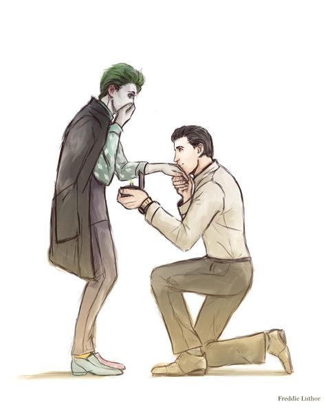 We've seen the wedding but I'm curious on the proposal, Batjokes Telltale proposal please 😄! Batman X Joker Comic, Batman Telltale, Bat Joker, Batman Games, Joker Comic, Prince Of Egypt, One Punch Man Anime, Fiction Idea, The Proposal