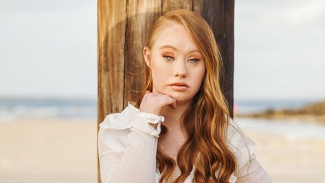 Red Lipstick Kisses, Madeline Stuart, Extraordinary Life, Australian Models, Lose 40 Pounds, Fashion Portrait, Australian Fashion, Inspirational People, Get In Shape