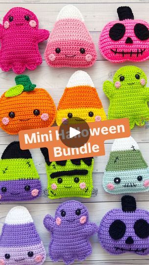 1.1K views · 880 reactions | Halloween doesn’t have to be scary. Rainbow order & bright colors for the win!  Your Halloween amigurumi can be any color you choose. 👻🎃  Want to grab your own copy of the Mini Halloween Bundle? Comment “bundle” and we’ll send you the info. (If you’re not a follower, you may have to accept the message request)  #halloweencrochetpatterns #halloweenamigurumipatterns #crochetbeginner #beginnercrochet #kawaiicrochet #kawaiiamigurumitutorial #crochetinspiration #learntocrochet #learnamigurumi #amigurumidolls #amigurumilover #crochetinstagram #crochettutorial #3amgracedesigns #kawaiicuddler #crochetpatterns #learntocrochet | Amigurumi Crochet Patterns | Donna Beavers | Forrest Frank · LIFE IS GOOD Mini Halloween Crochet Patterns Free, Forrest Frank, Halloween Amigurumi, Rainbow Order, Message Request, Halloween Crochet Patterns, Amigurumi Tutorial, Kawaii Crochet, 1k Views