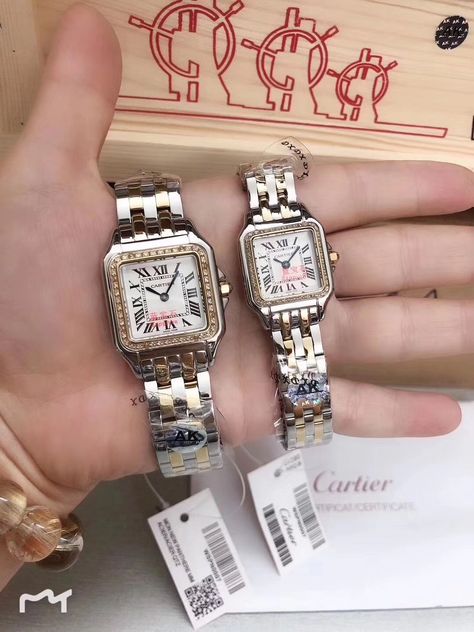 Panthere Cartier, Cartier Panthere Watch, Panthere Watch, Watch Outfit, Ladies Dress Watches, Cartier Panthere, Lady Dress, Cartier Watch, Watch Women