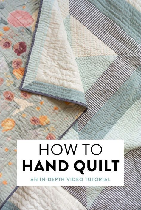 How To Hand Quilt, Hand Sewing Projects, Beginner Sewing, Beginner Sewing Projects Easy, Leftover Fabric, Quilting For Beginners, Quilting Techniques, Quilting Tips, Sewing Projects For Beginners