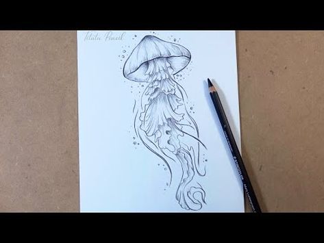 Master the art of jellyfish tentacle drawing! Enhance your skills, creativity, and precision with our comprehensive, step-by-step tutorial. Jellyfish Drawing Tutorial, Tentacle Drawing, How To Draw Jellyfish, Draw A Jellyfish, Jellyfish Tentacles, Diy Jellyfish, Jellyfish Drawing, Drawing Exercises, Fish Drawings