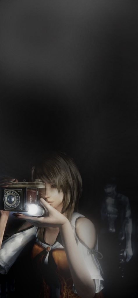 Fatal Frame Lockscreen, Fatal Frame Wallpaper Iphone, Fatal Frame Background, Fatal Frame Poster, Japanese Horror Wallpaper, Aesthetic Theme For Phone, Horror Game Wallpaper, Wallpaper Ideas Dark, Japanese Phone Wallpaper