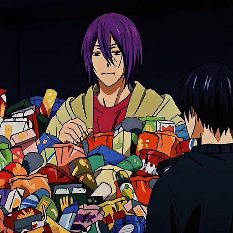 #Icon #Anime #KNB Kuroko No Basket Murasakibara, Atsushi Murasakibara, Murasakibara Atsushi, Kuroko No Basket Characters, Kuroko's Basketball, Kuroko No Basket, No Basket, Sports Anime, Profile Picture