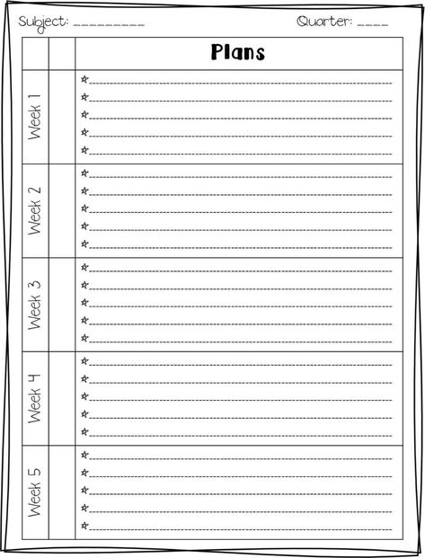 Monthly Lesson Plan Template, Free Teacher Binder, Lesson Planner Template, Lesson Plan Template Free, Teacher Forms, Teachers Toolbox, School Lesson Plans, Curriculum Planning, Kindergarten Lesson Plans