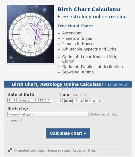 Free Birth Chart Calculator, Online Natal Chart Astrology Reading | Astro-Seek.com Natal Birth Chart Reading, Astrological Birth Chart, Reading Birth Chart, Astrology Natal Chart, Birth Chart Astrology Diy, Free Birth Chart Reading, Numerology Chart Calculator, Birth Chart Astrology Reading, Birth Chart Astrology Free