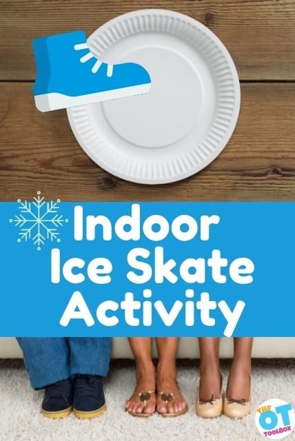 Indoor Ice Skating Activity for Gross Motor Skills - The OT Toolbox Buttoning Activities, Vestibular Activities, Sensory Integration Activities, Kids Empathy, Indoor Ice Skating, Ice Games, Sensory Input, Calendar Activities, Motor Planning