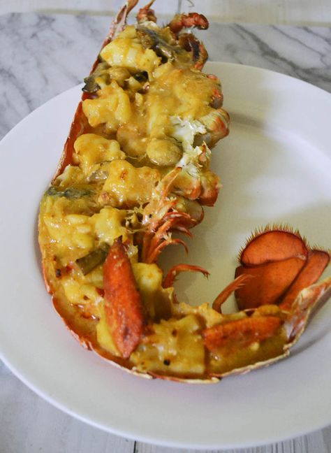 Learn to make Julia Child's Lobster Thermidor recipe. A creamy and decadent lobster dish with white wine, mushrooms and splash of cognac. Wine Mushrooms, Lobster Thermidor, Julia Child Recipes, Lobster Dishes, Seafood Entrees, Shellfish Recipes, Lobster Recipes, French Cooking, Julia Child