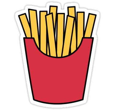 Artist's Description French Fries Redbubble stickers. Illustration icon. Cool tumblr sticker for laptop and planner. Redbubble sticker. Aesthetic Sticker French Fries Sticker, Tumblr Sticker, Stickers Illustration, Sticker Aesthetic, Preppy Stickers, Homemade Stickers, Cool Tumblr, Snapchat Stickers, Redbubble Stickers