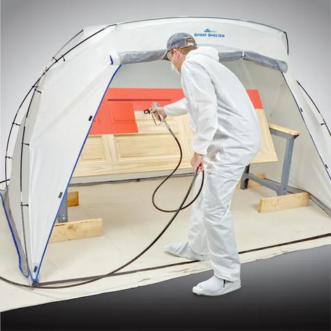 Portable Spray Booth, Diy Paint Booth, Portable Paint Booth, Hvlp Paint Sprayer, Painting Station, Air Spray, Paint Booth, Diy Sprays, Spray Booth