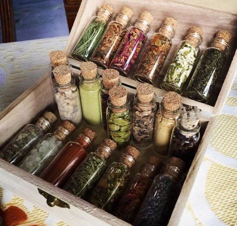 Bone Collecting, Winter Warlock, Herb Box, Herb Boxes, Witchy Gifts, Herbal Apothecary, Creation Couture, Witch Aesthetic, Green Witch