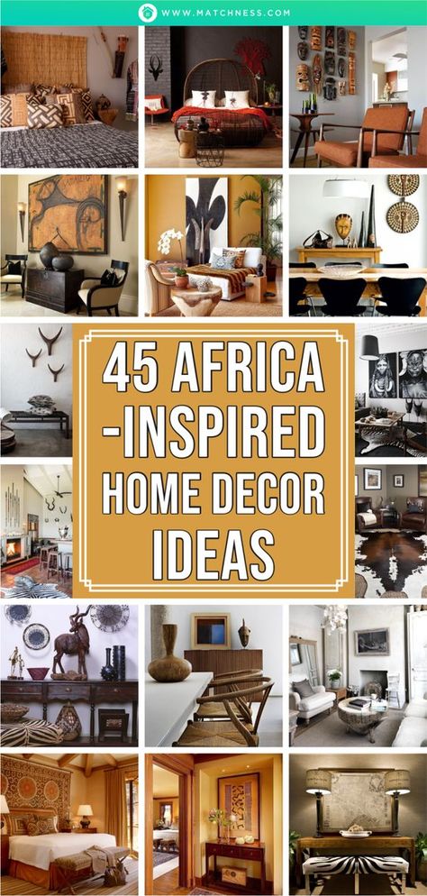 African Themed Living Room Modern, Afro Decor Home, African Chic Decor, Afro Boho Decor African Interior, Living Room African Style, African Boho Decor, Afrocentric Interior Design, African Style Living Room, Afro Bohemian Style Decor Living Room