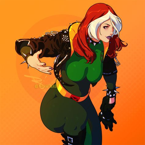 Rouge Xmen Comic, Anna Marie Rogue, Rogue Xmen, Cyclops Marvel, Marvel Rogue, Female Comic Characters, Xmen Art, Rogue Gambit, Xmen Comics