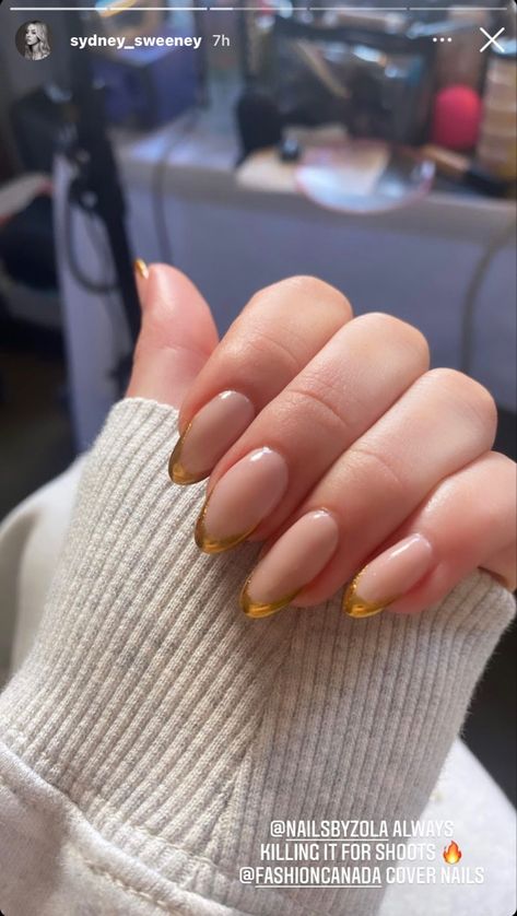 via sydney sweeney’s insta story | 12.11.2021 Sydney Sweeney Nails, Influencer Nails, Sydney Sweeney, Almond Nails, Insta Story, Nail Inspo, Hair And Nails, Influencer, Sydney