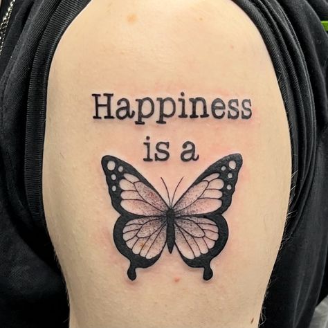 Happiness is a butterfly tattoo, for the lana del rey song Happiness Is A Butterfly Tattoo, Lana Del Rey Tattoos, Lana Del Rey Tattoo, A Butterfly Tattoo, Happiness Is A Butterfly, Lana Del Rey Songs, Happiness Is, A Butterfly, Butterfly Tattoo