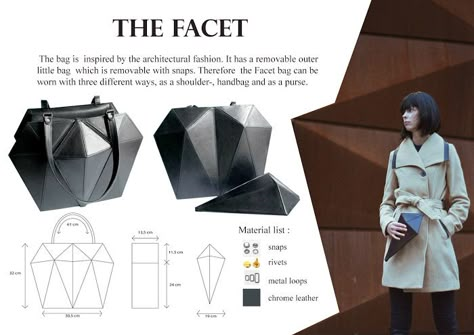 Origami Bags, Folding Architecture, Architectural Fashion, Trend Council, Vignette Design, Leather Bag Design, Origami Bag, Trade Fair, Origami Design