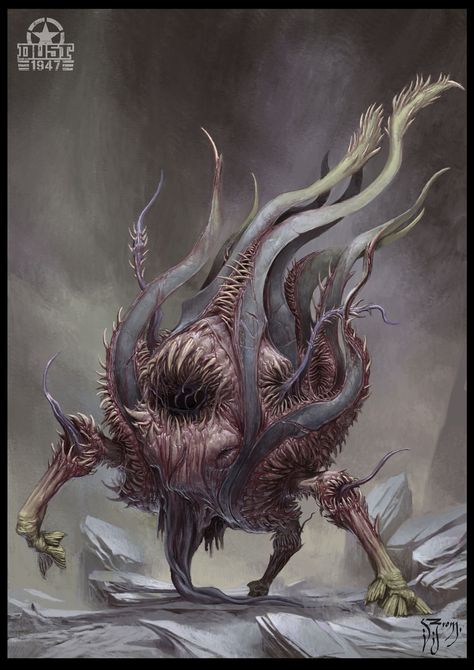 Daniel Zrom, Lovecraft Monsters, Space Monster, Lovecraftian Horror, Dark Creatures, Beast Creature, Eldritch Horror, Horror Monsters, Cosmic Horror