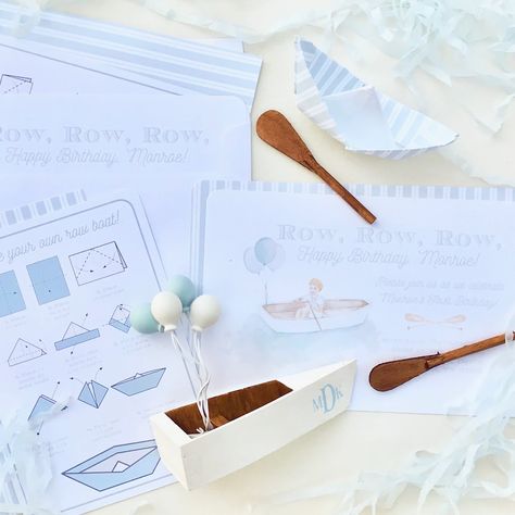 Row Your Boat Birthday Party, Boat Theme Party, Boat Birthday Party, Boat Party Theme, Birthday At The Beach, Boat Birthday, Row Row Row Your Boat, Boat Theme, Row Row Your Boat