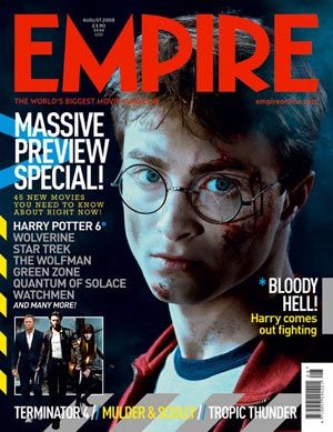 Harry Potter 6 [Empire magazine - August 2008] Portfolio Magazine, Interview Quotes, Harry Potter 6, Magazine Cover Ideas, Magazine Design Cover, Babymoon Photos, Half Blood Prince, Rule Of Three, Movie Nerd