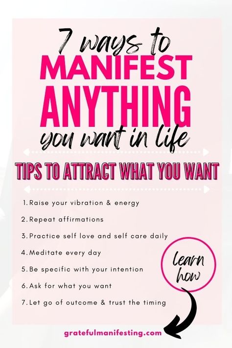 7 secrets to manifest anything in your life How To Manifest What You Want, Ways To Manifest, Healing Journaling, Manifestation Tips, Everything Is Energy, Making A Vision Board, Manifest Anything, Summer Things, Vibrational Energy