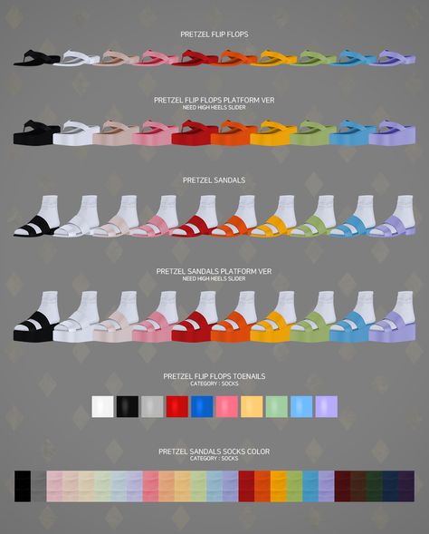 MMSIMS af Pretzel Shoes Set | Patreon Wall Flags, Los Sims 4 Mods, Sims 4 Cc Eyes, Cc Shoes, The Sims 4 Pc, Sims 4 Cc Shoes, Free Sims 4, Sims 4 Game Mods, Sims 4 Body Mods