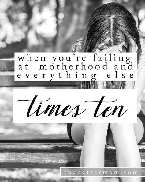 Do you feel like you are failing at motherhood? And maybe everything else too? Sweet mama, you are not alone! We've all been there. Here are three things to keep in mind to encourage your heart in the midst of heavy days. Mom Failure, Motherhood Encouragement, Motherhood Tips, Better Mom, Christian Motherhood, Things To Keep In Mind, Christian Parenting, Friends Mom, Parenting Quotes