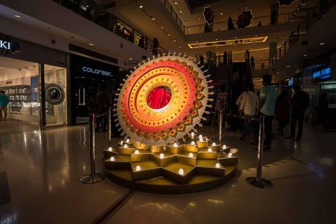 Mall Installations, Diwali Installation, Garba Decor, Pooja Stand, Flower Decoration For Ganpati, Diwali 2022, Diwali Diya Decoration, Mall Decor, Diwali Decoration Items