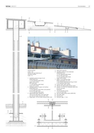 Canopy Detail, Residential Entrance, Facade Engineering, Architecture Blueprints, Details Magazine, Roof Edge, Container Cafe, Apartment Exterior, Steel Roofing