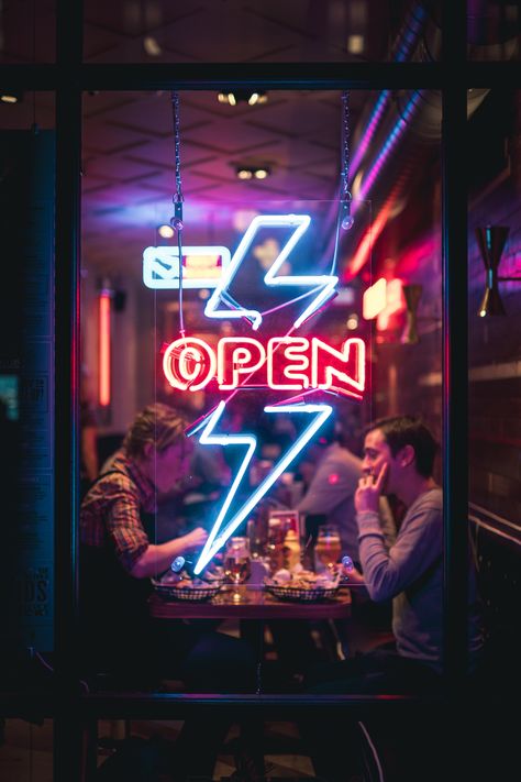 Salon Bathroom, Prenup Shoot, App Aesthetic, Small Salon, Neon Noir, Japan Street, Modern Interior Decor, Neon Nights, Neon Aesthetic