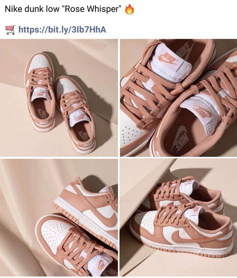 Rose Whisper Dunks, Dunk Rose, Nike Dunks Outfit, Nike Dunks Low, Nike Collection, Dunks Outfit, Cold Outfits, Shoe Closet, Hummel Sneaker