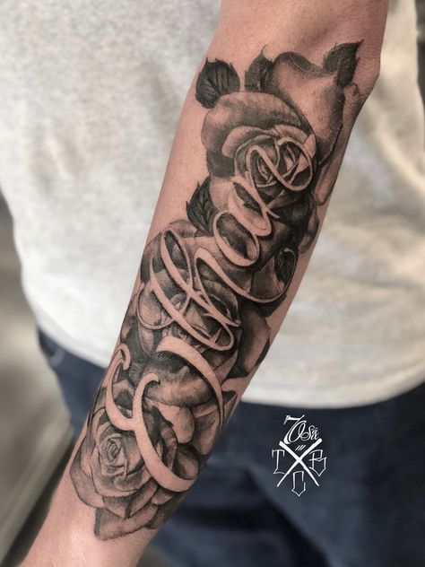 Ethan script tattoo by @levi70six Sleeve With Names Tattoo, Ethan Tattoo Names Design, Ethan Name Tattoo, Ethan Tattoo, Tattoo Names, Names Design, Script Tattoo, X Tattoo, Tattoo Script