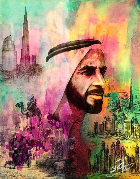 Shaikh Zayed, Sheikh Zayed Bin Sultan, Zayed Bin Sultan Al Nahyan, History Uae, Poster Wall Pictures, Uae Flag, Uae National Day, الفن الرقمي, Sheikh Hamdan