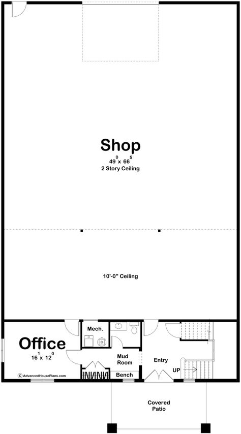 Lockwood Alteration Request Form Shop With Office Plans, 40x60 Shop With Living Quarters, 1 Bedroom Barndominium, Shop Blueprints, Shop And House Combo Plans, Shop Building Plans, Studio Apartment Plan, Pole Barn Shop, Shop With Living Quarters