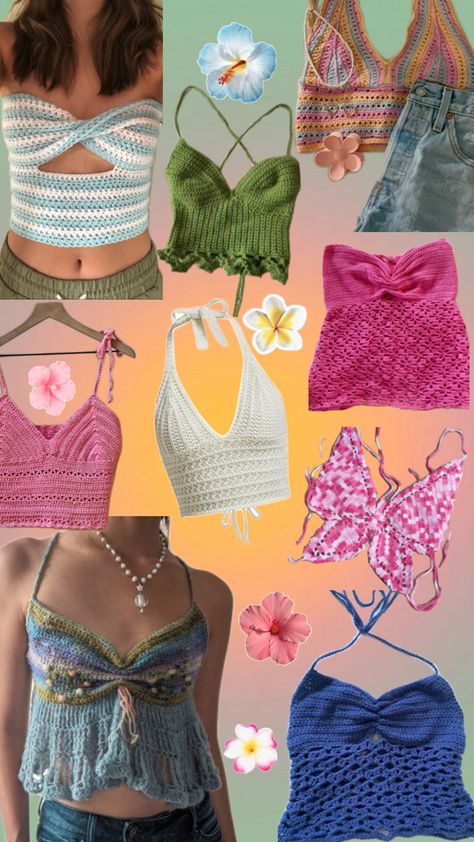 Classy Summer Fashion, Edgy Summer Outfits, Edgy Summer, Beach Crochet, Mode Crochet, Crochet Design Pattern, Crochet Clothing And Accessories, Crochet Summer Tops, Beginner Crochet Projects