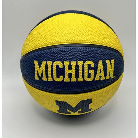 1 Brand New University Of Michigan Wolverines Mini Collectible 6" Basketball By Rawlings Officially Licensed Collegiate Product. Inflate Instructions: Inflate To 4-5lbs Excellent Condition, Out Of Box New. Stored In A Smoke-Free Home. Ready To Ship! Always Down To Bundle Items Together. Feel Free To Reach Out With Any Questions Or Offers Michigan M, University Of Michigan Wolverines, University Of Michigan, Michigan Wolverines, Blue Yellow, New Color, Michigan, Basketball, University