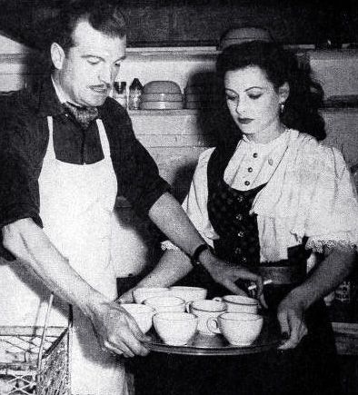 Hedy Lamarr & her then-husband, British actor John Loder. The only film these two actors appeared in together was the classic film-noir movie Dishonored Lady in 1947. They both volunteered at the Hollywood Canteen from 1942-1945 during WWII....read more,  #50+World #50PlusWorld #May1947 #1947Entertainment #ClassicMovies #FilmNoir #MovieStars #HedyLamar #BritishActors #JohnLoder #HollywoodCanteen #CelebrityCouples #WWII Mark Stevens, Classic Film Noir, Hedy Lamarr, Noir Movie, Gender Norms, Actor John, Intersectional Feminism, Dishonored, Age 50